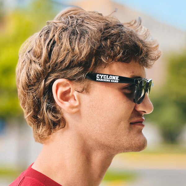 5-Bar Cyclones Marching Band Black Sunglasses
